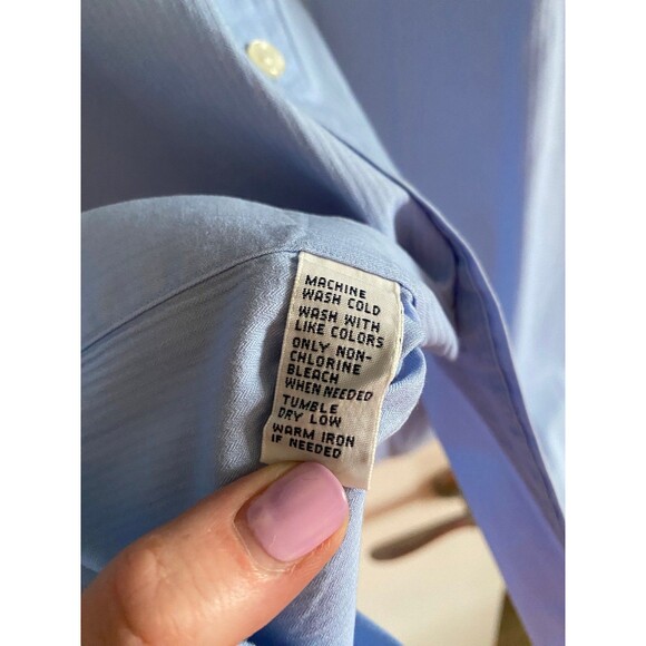 Ralph Lauren Polo Button Down Shirt Custom Fit Mens Size XL - Picture 5 of 7